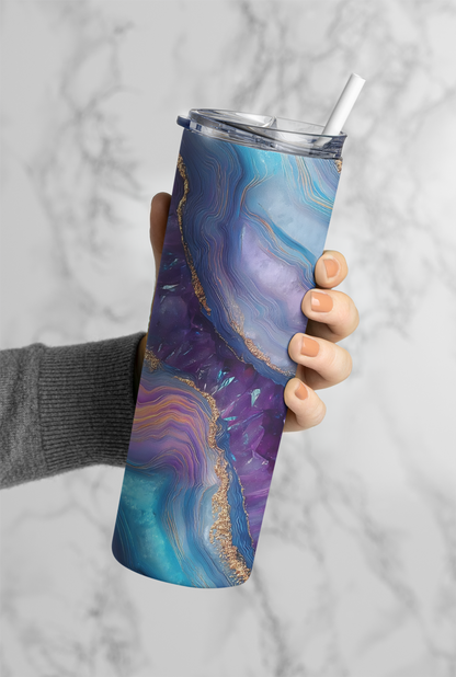Geode Rainbow 003 Tumbler Bottle