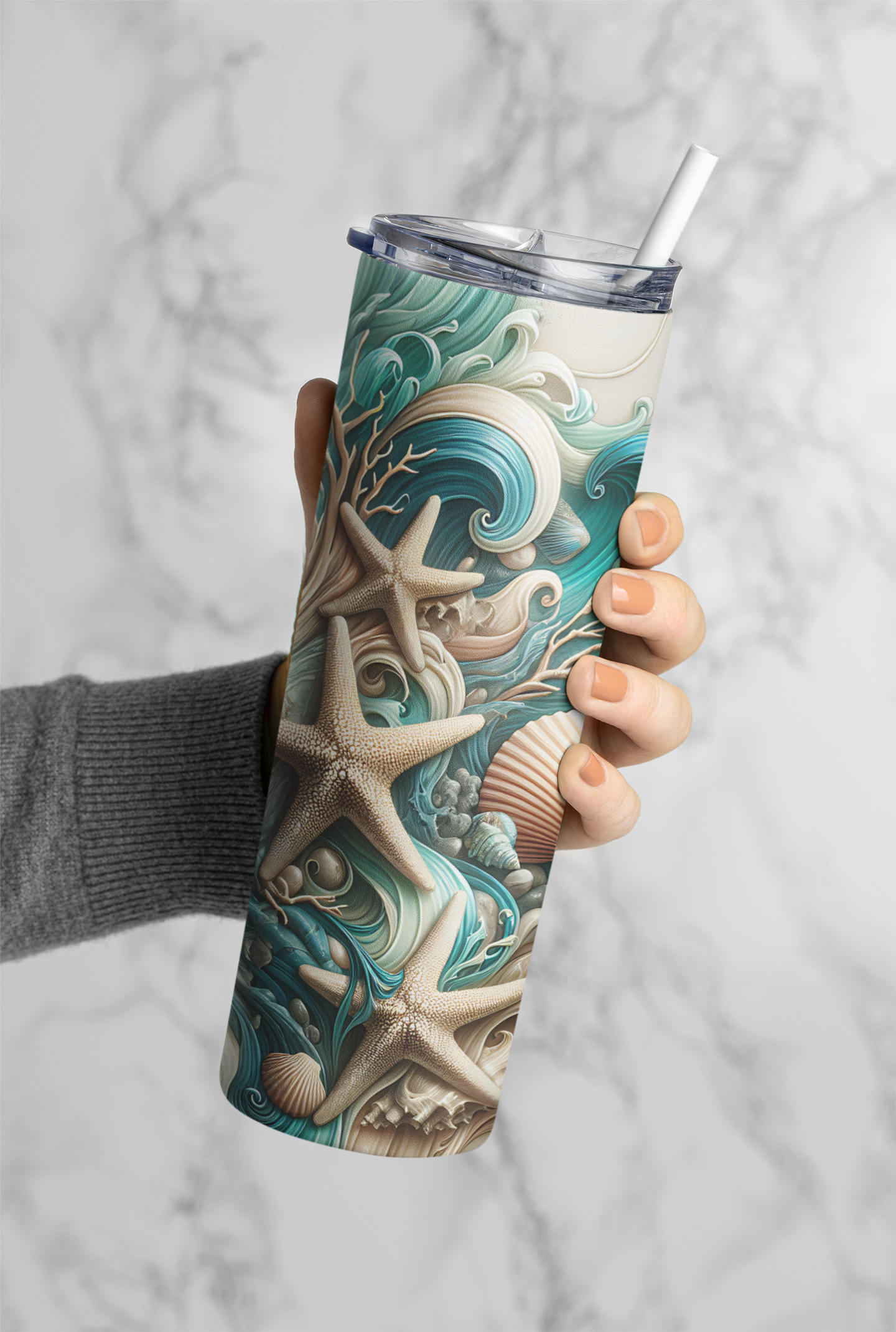 Sea Shells Tumbler Bottle