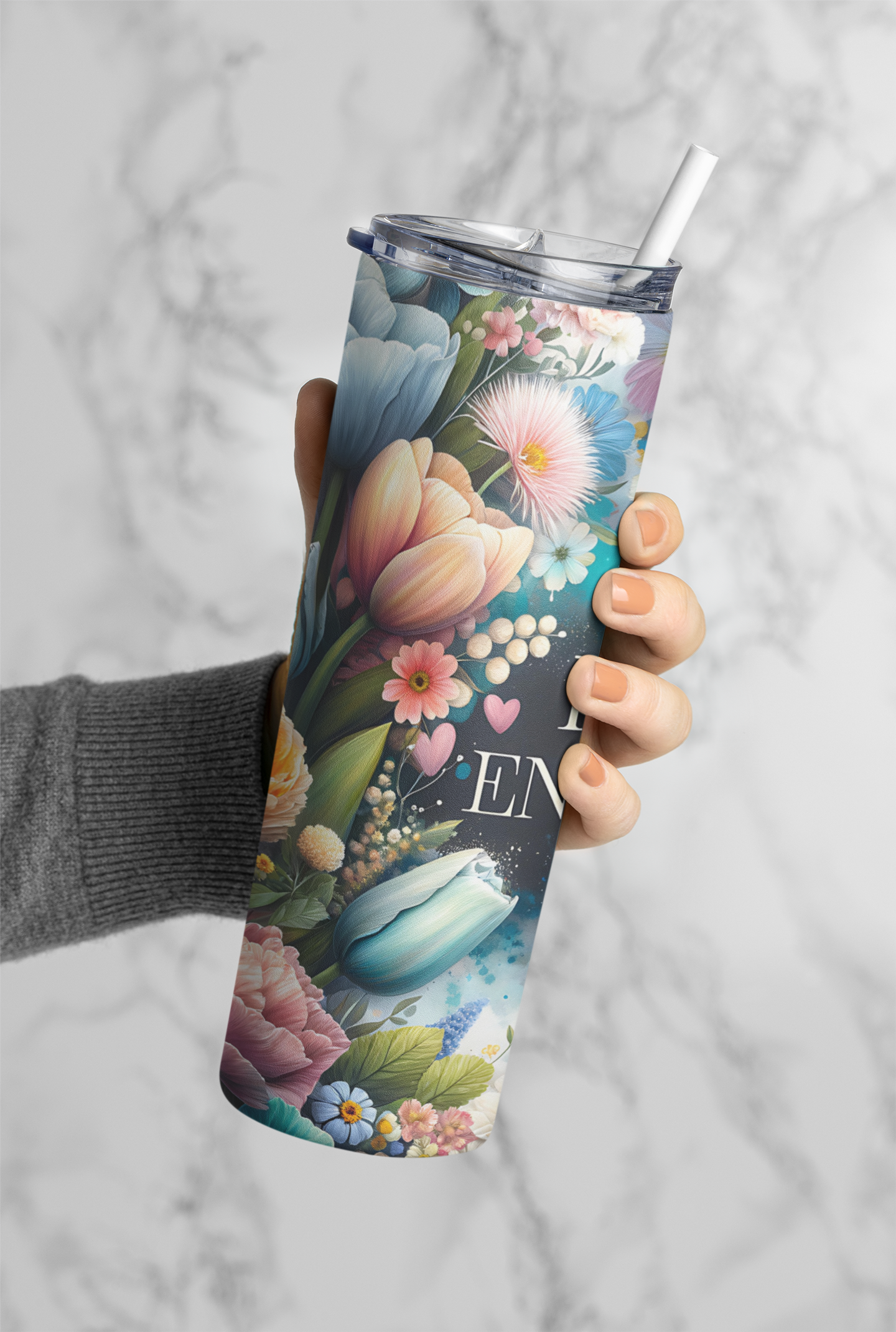 I Am Enough Tumbler Bottle