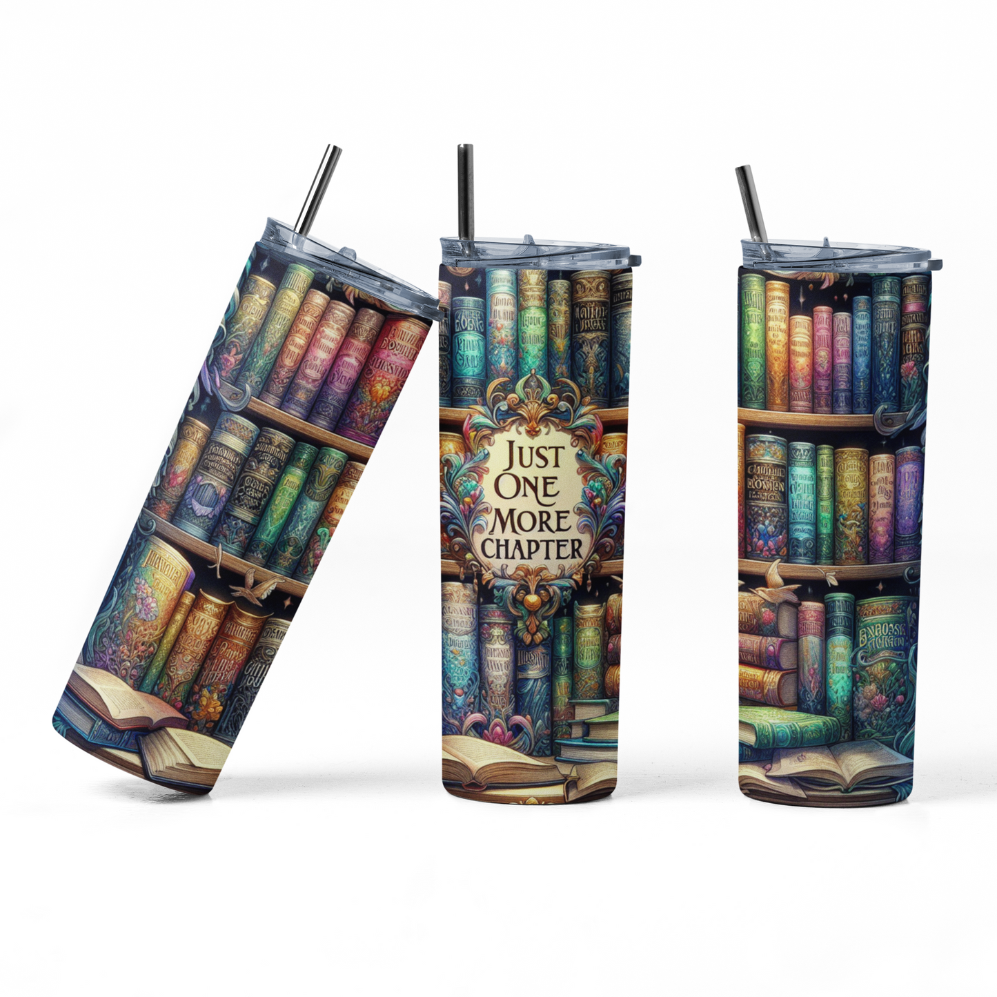 One More Book Tumbler Bottle