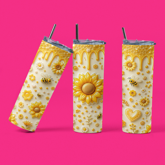 3D Honey Bee Tumbler Bottle