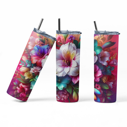 Vibrant Lilies Tumbler Bottle