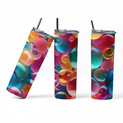 Neon Bubble Tumbler Bottle