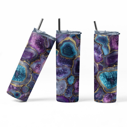 Sparkling Geode 002 Tumbler Bottle