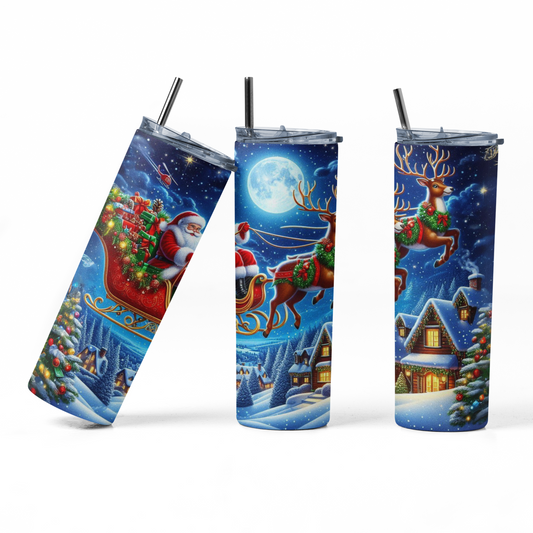 Santa Tumbler Bottle