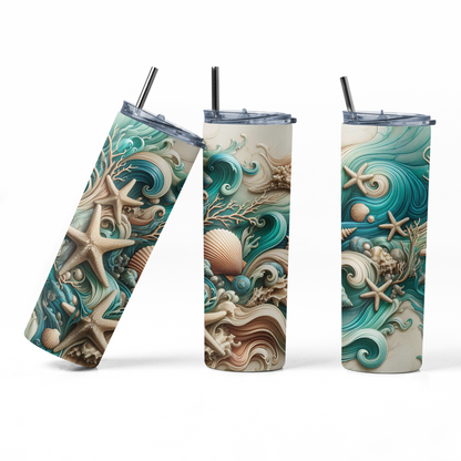 Sea Shells Tumbler Bottle