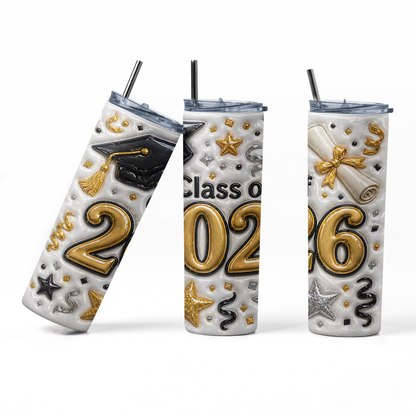 Class of 2026 Tumbler Bottle