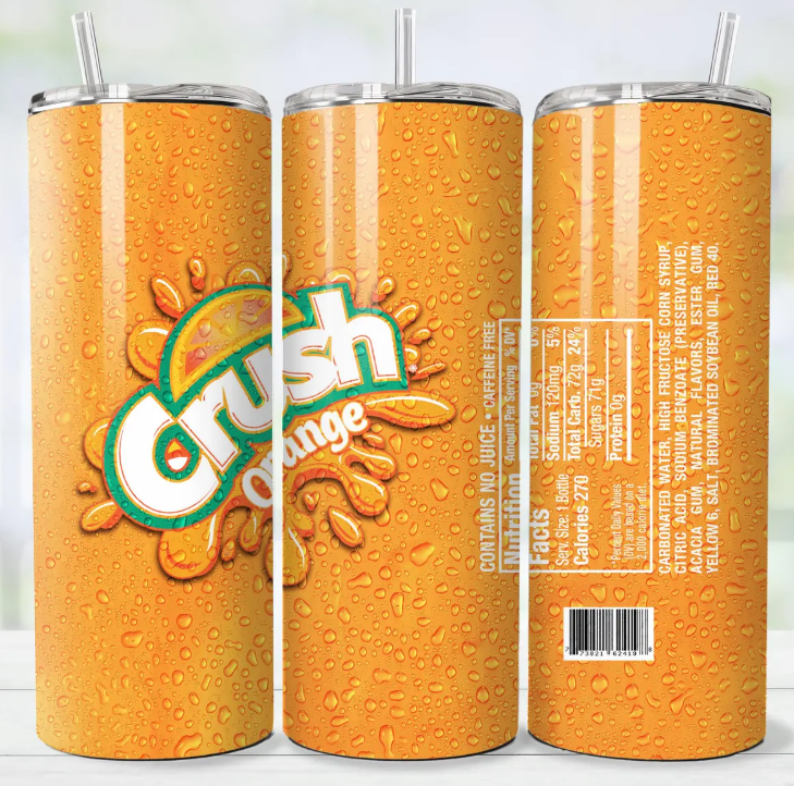 Crush Orange 001 Tumbler Bottle