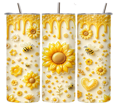 3D Honey Bee Tumbler Bottle