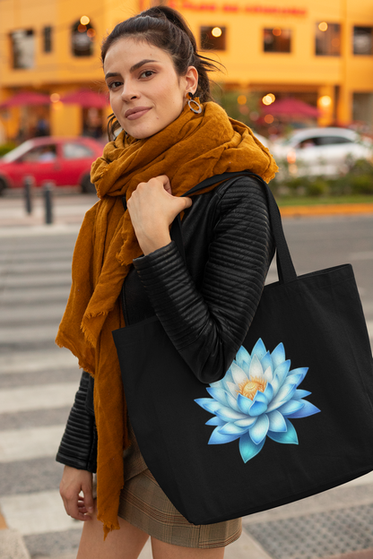 Blue Lotus Everyday Large Tote Bag