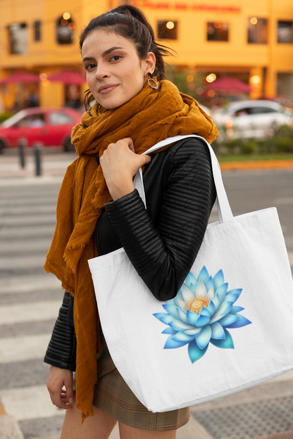 Blue Lotus Everyday Large Tote Bag