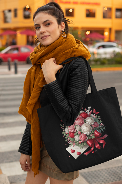 Valentines Day Flowers Everyday Large Tote Bag